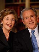 President and Mrs. George Bush, 43rd President of the United States of America